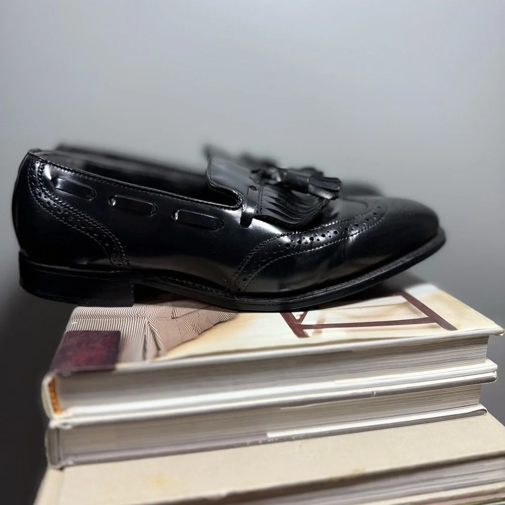 Nunn Bush Classic Men’s Black Loafers Sleek Slip-Ons